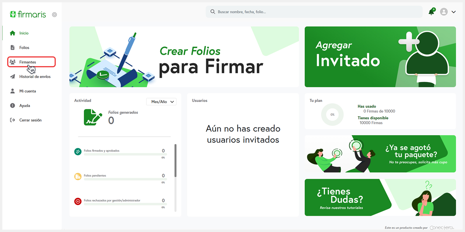 Ir al modulo firmantes